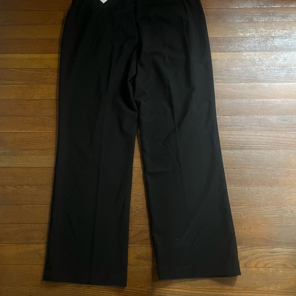 Women's Black Wide Leg Pants Dress Pant - Picture 8 of 9